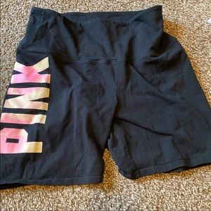 PINK BIKER SHORTS